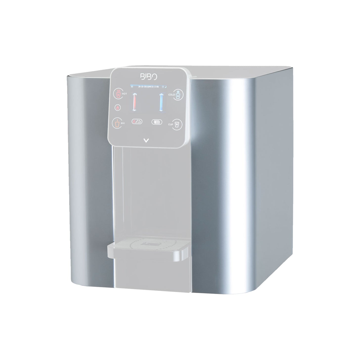 BIBO replacement side panels in Sleek Silver