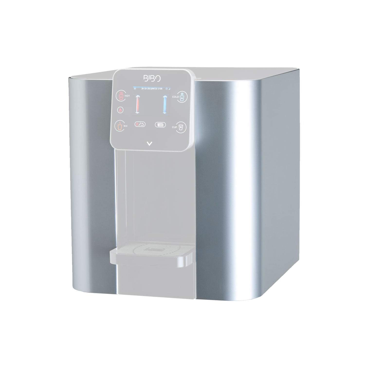 BIBO replacement side panels in Sleek Silver