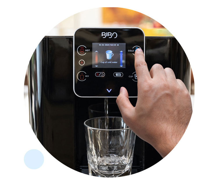 IBO Hot and Cold Water Bar System with easy-touch screen