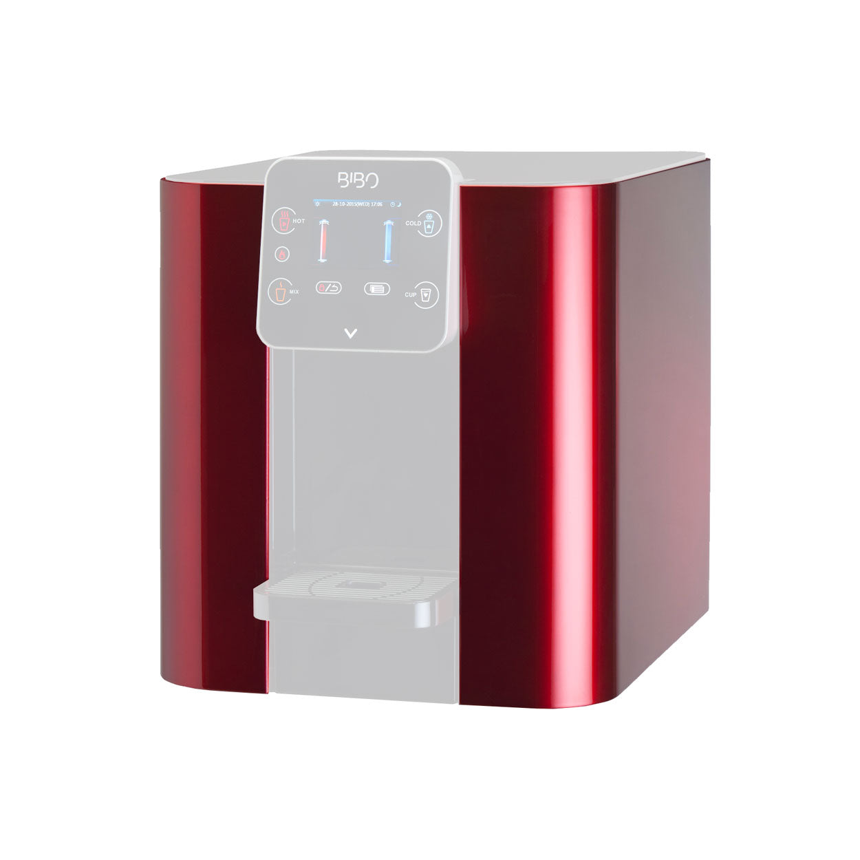 BIBO replacement side panels in Ruby Red