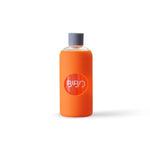 BIBO glass water bottle - carrot orange color